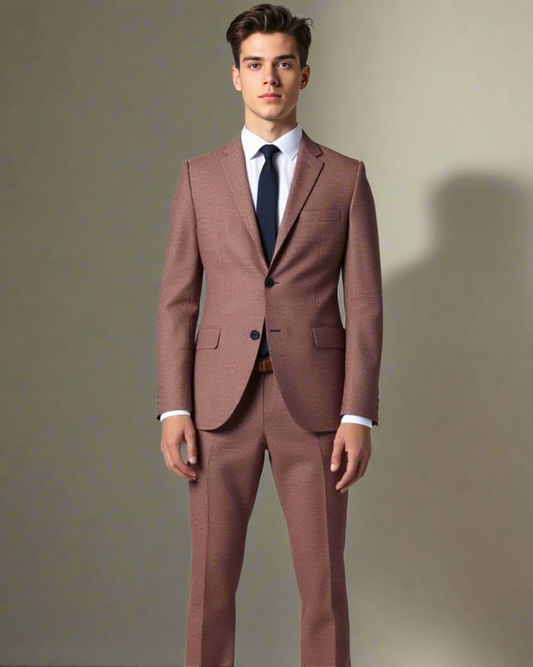 SALE! 2H Brick red Casual Suit