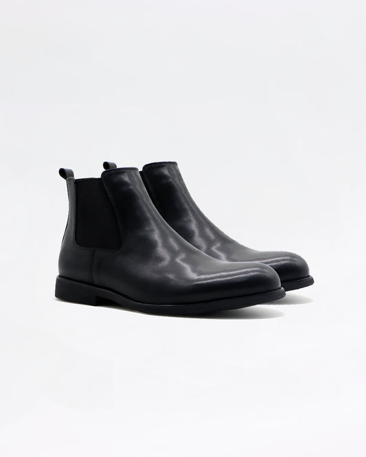 2H #2Y06-1001-8174 Black Chelsea Boot