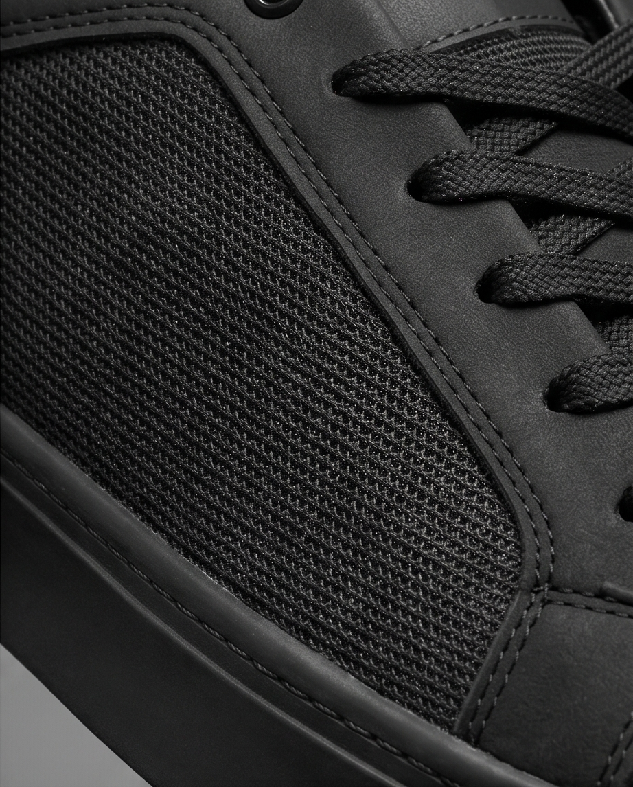 2H #07 Black Casual Shoes
