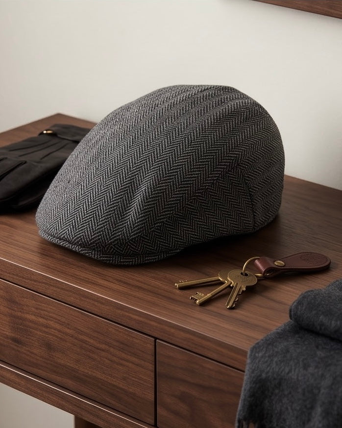 2H Black and Gray Cap