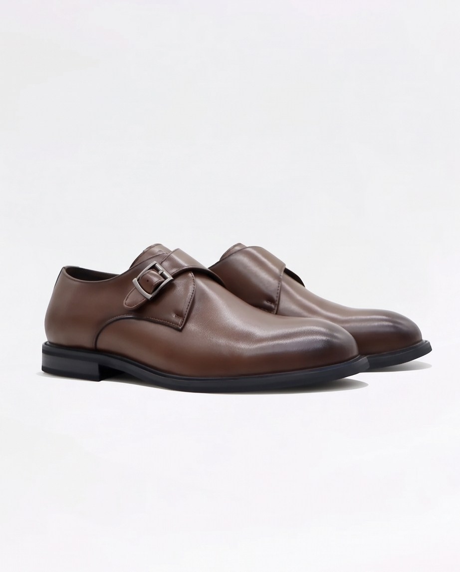 2H #2102 7001 1354 Brown Formal shoes