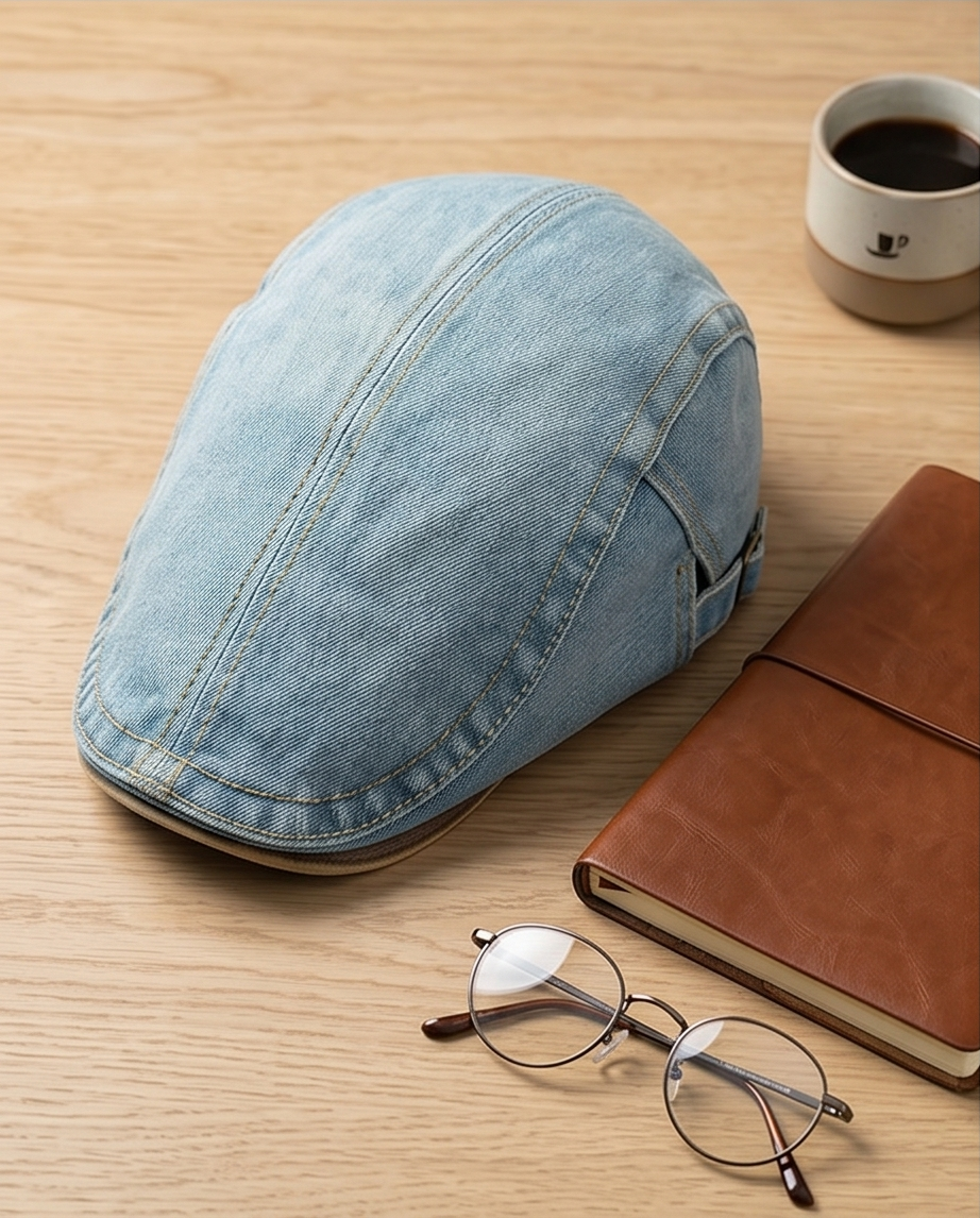 2H Light Blue Jeans Cap