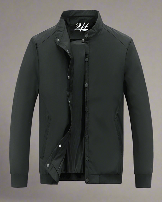 2H Black Lightweight Casual Jacket