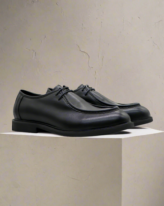 2H #2102 9003 1354 Black Formal shoes