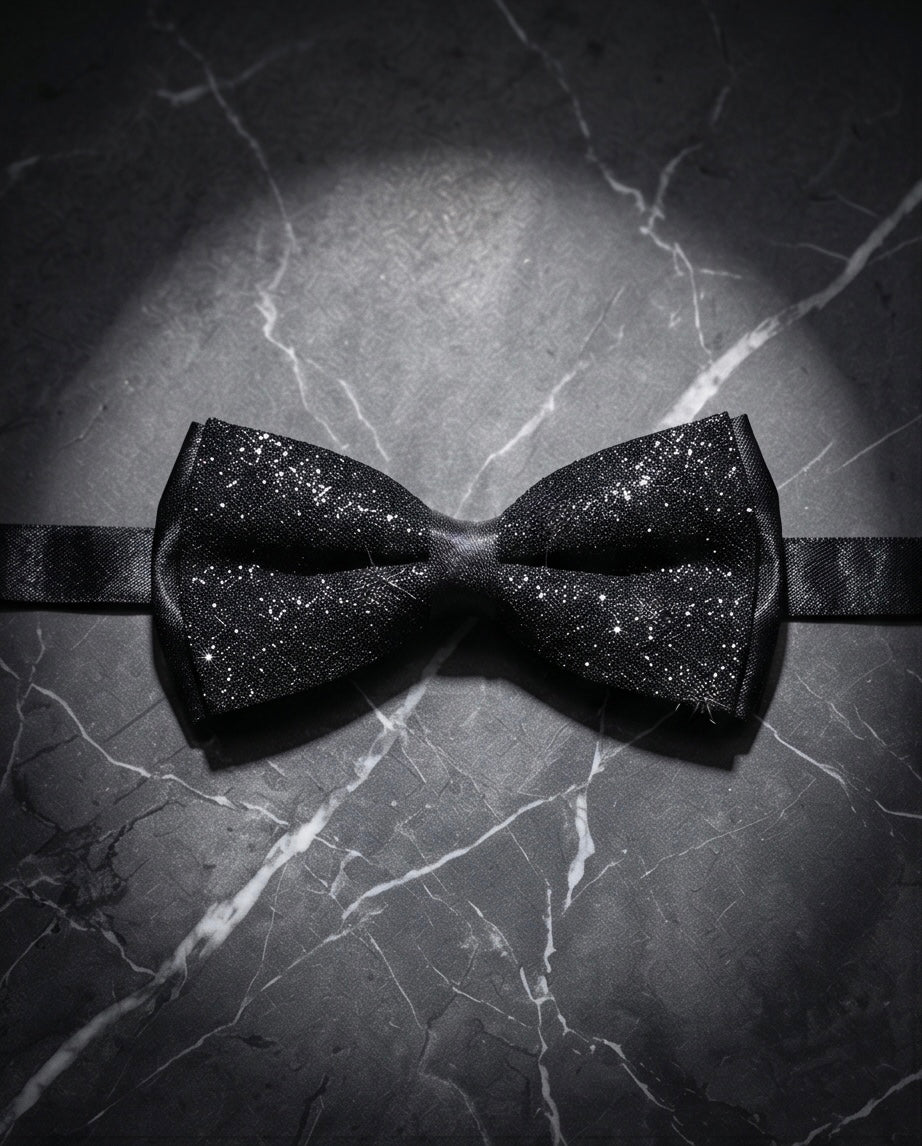 2H black Bow Tie