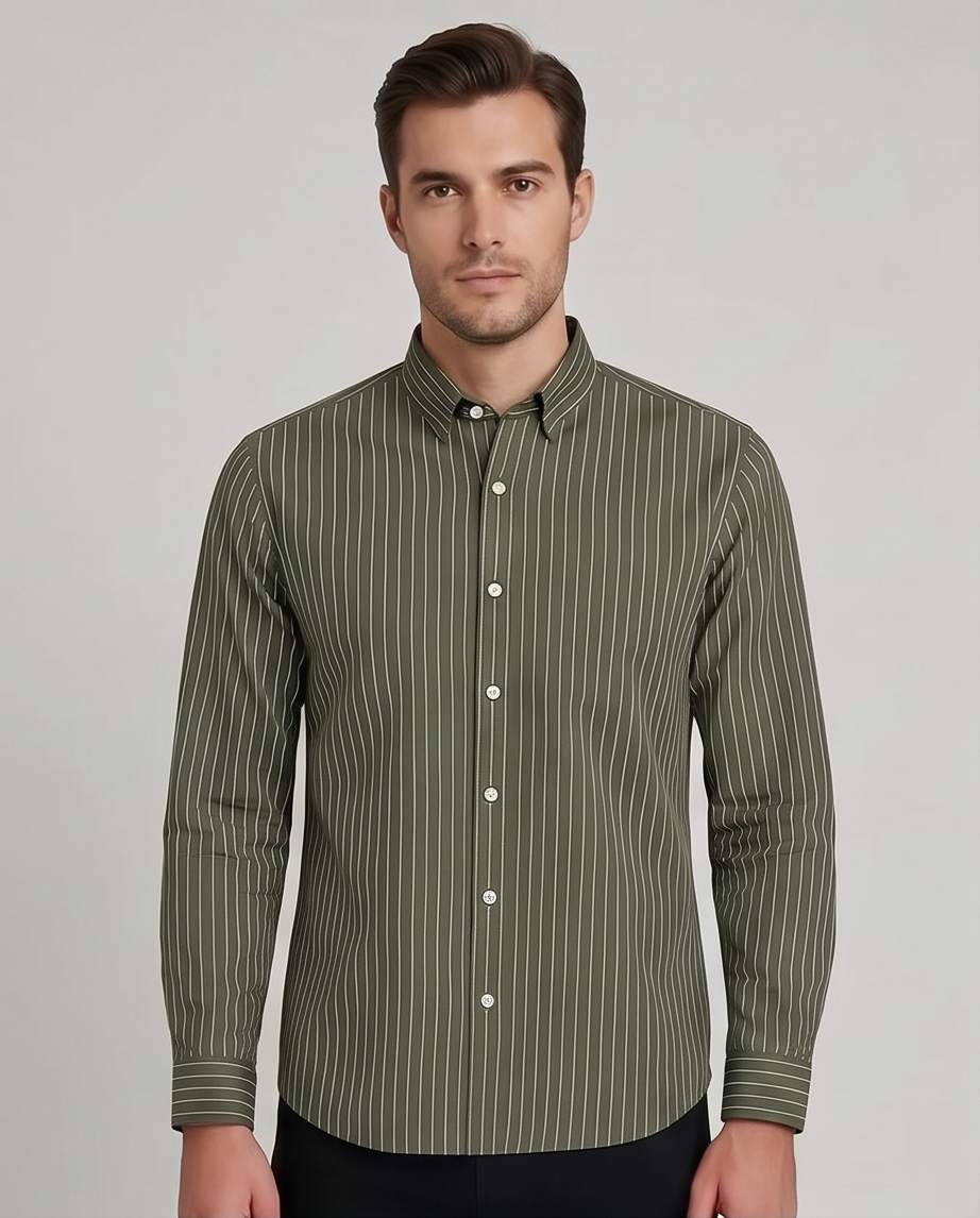 2H #220925 Striped Shirt