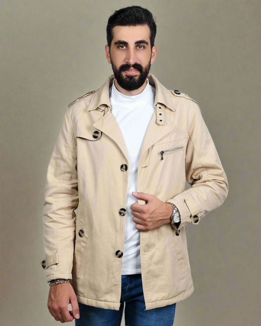 SALE! 2H Beige Winter Warm Casual Jacket
