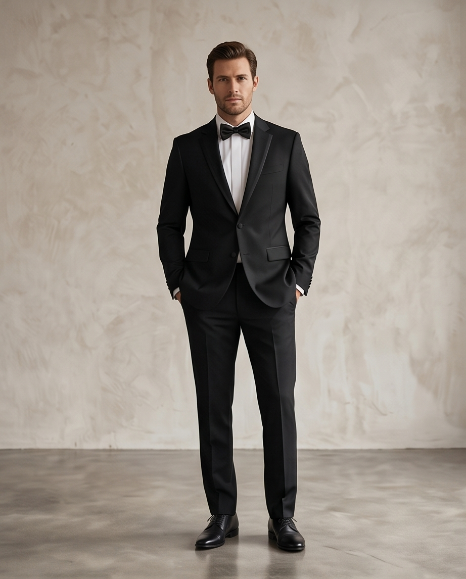 SALE! 2H Black Wedding Suit