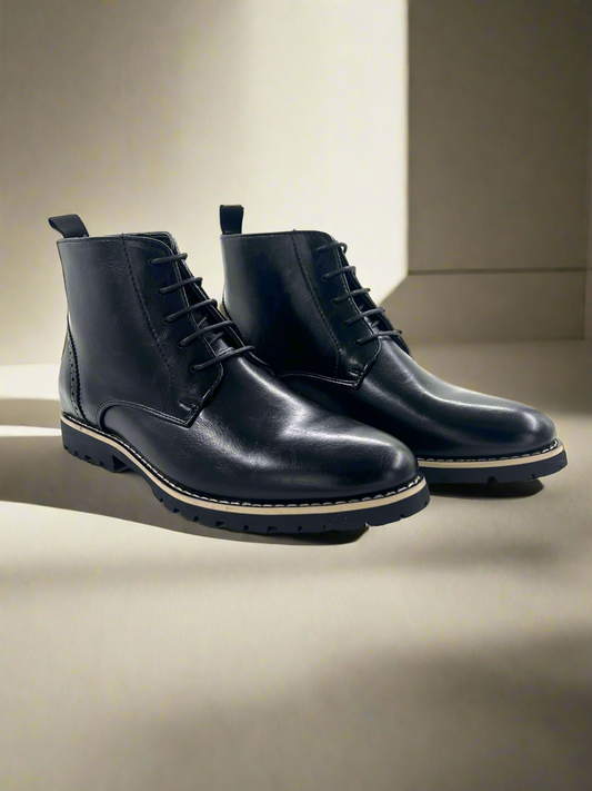 SALE! 2H #A1710 Black Chelsea Boot