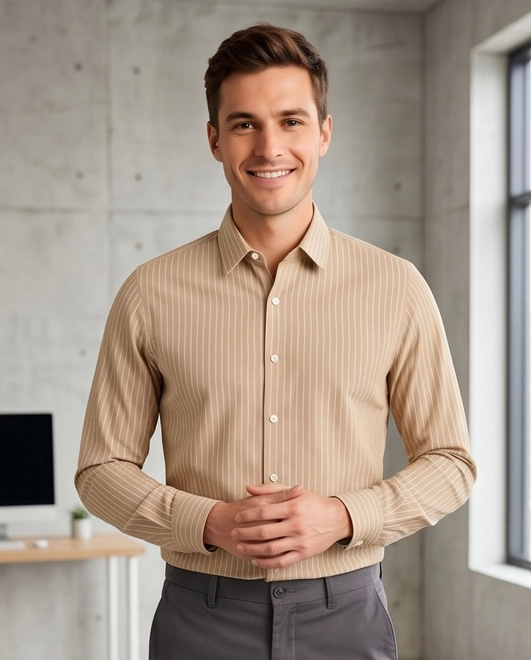 2H #220925 Striped Shirt