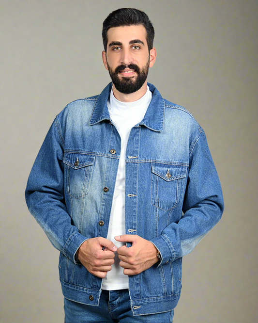 2H #21012 Denim Blue Jacket