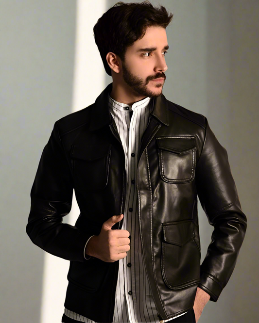 SALE! 2H Leather Casual Jacket
