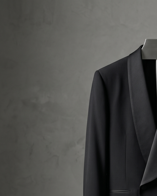 2H black One Button Double breasted Wedding Suit