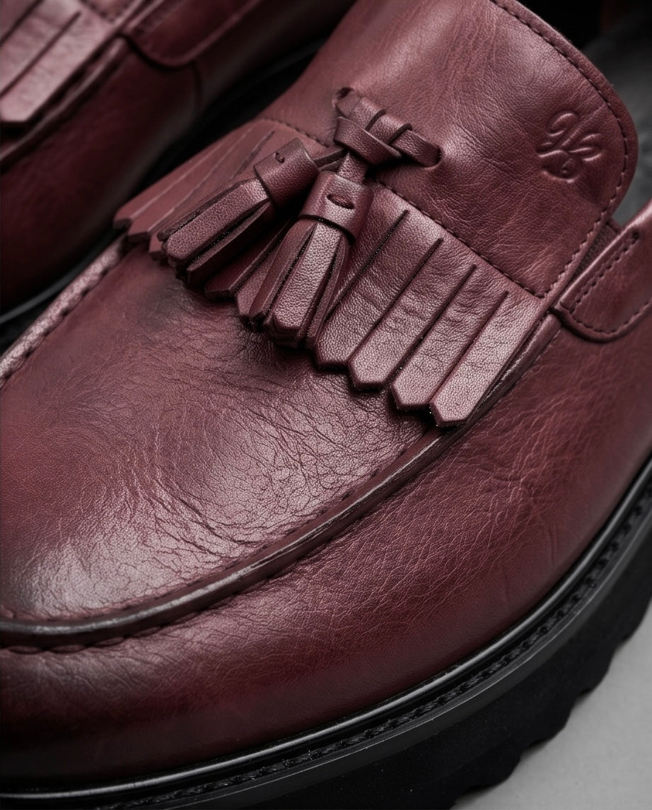 SALE! 2H #S8018-104 Genuine Leather Brown Casual Shoes