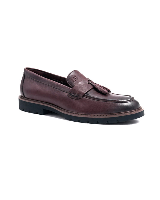 2H #004 Genuine Leather Brown Classic Shoes