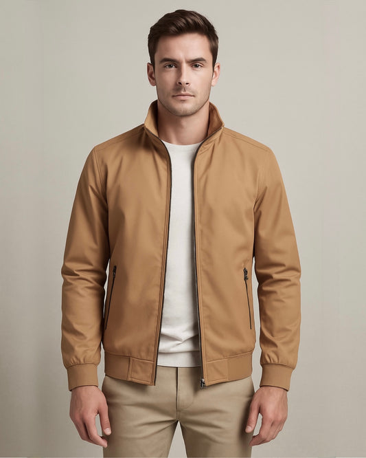2H #8091 Deep Khaki Lightweight Casual Jacket