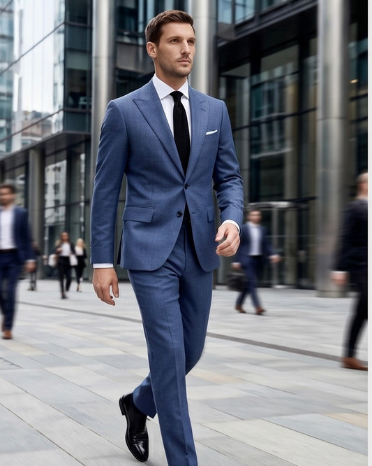 2H #003-2002-06 Navy Formal Suit