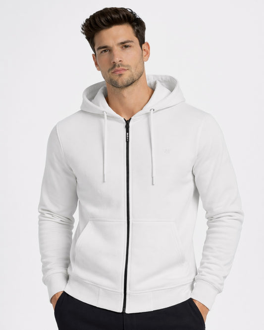 SALE! 2H #9349 White Cardigan Cotton Sweater