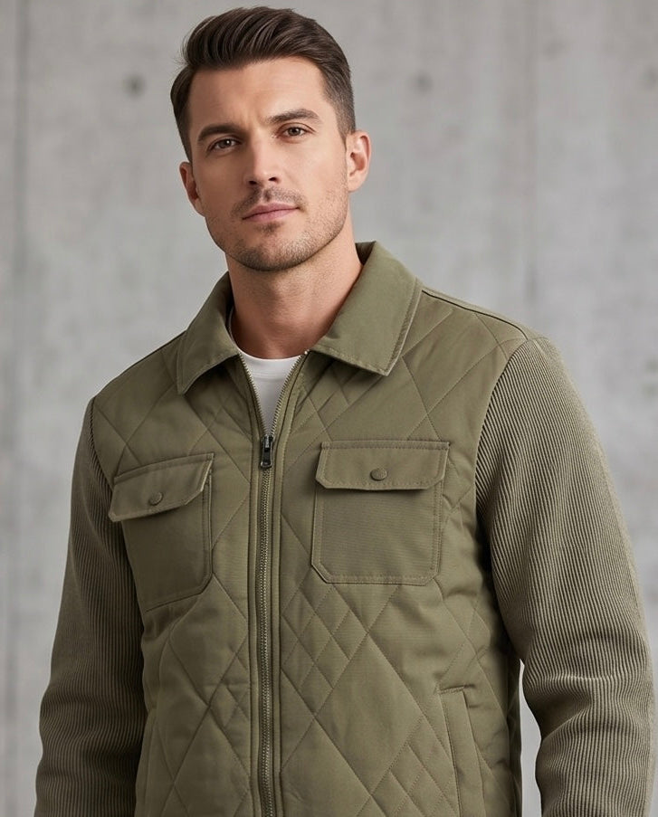 2H #88210 Khaki Casual Jacket