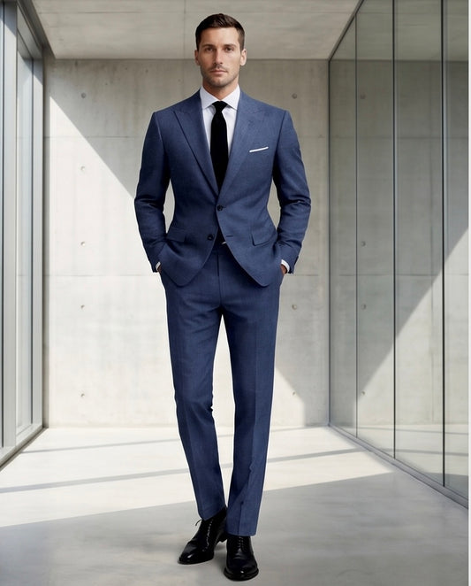 2H #003-2002-06 Navy Formal Suit