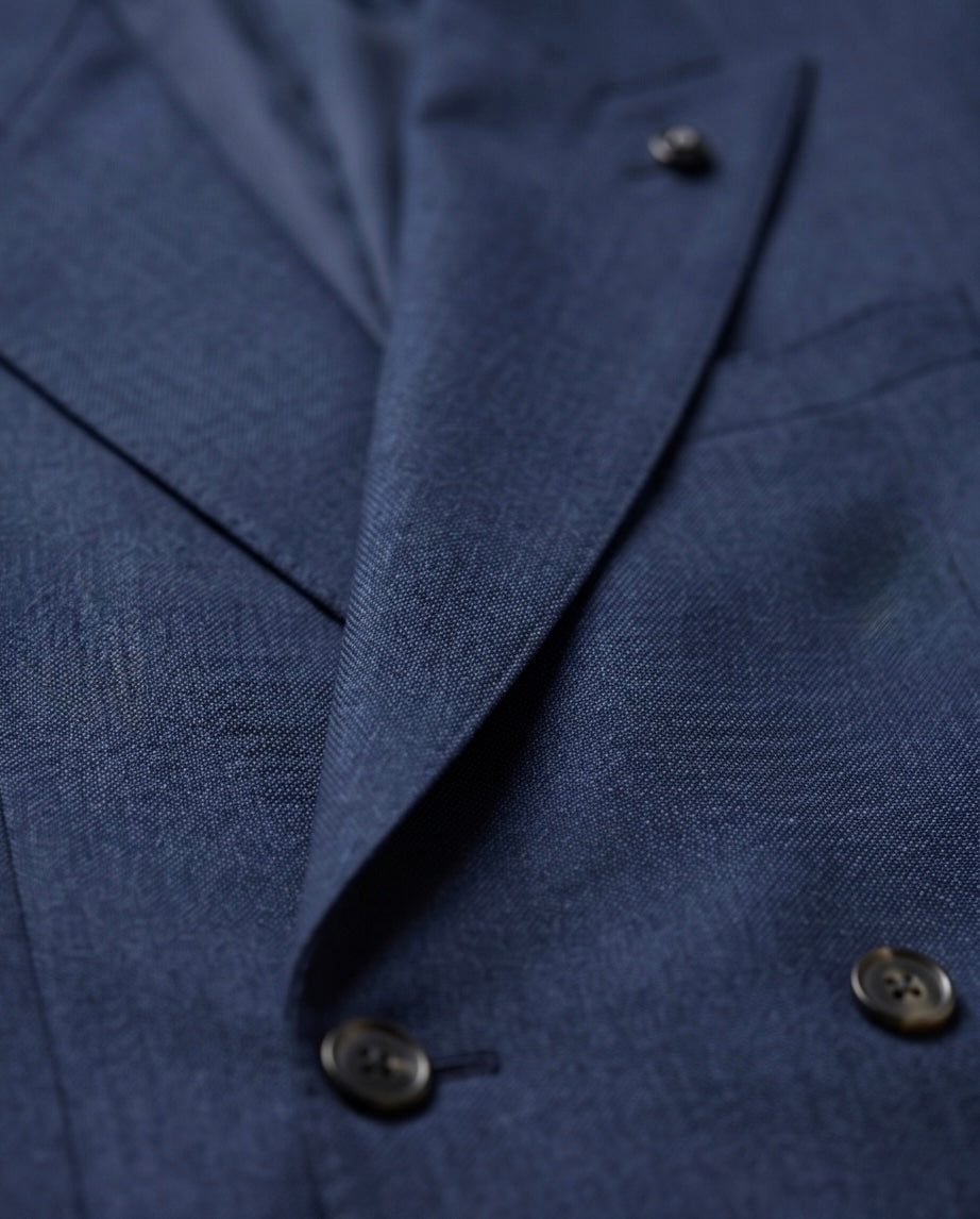 2H #004-2004-38 Navy Double Breasted Formal Suit