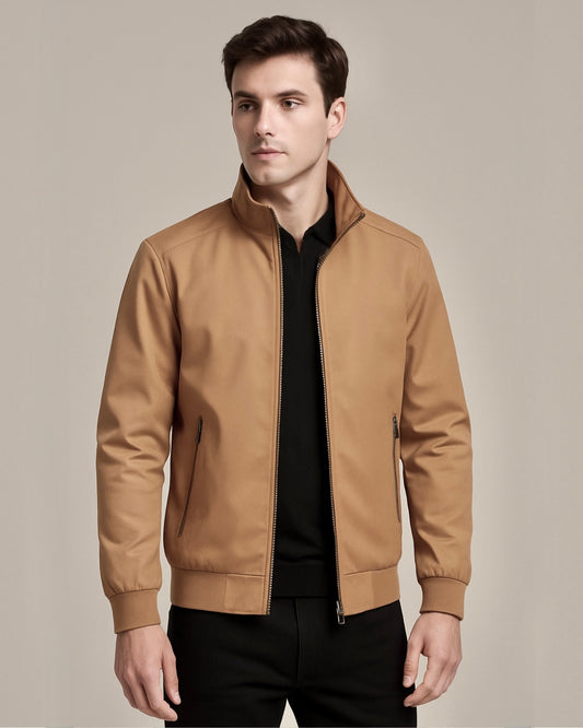 2H #8091 Deep Khaki Lightweight Casual Jacket