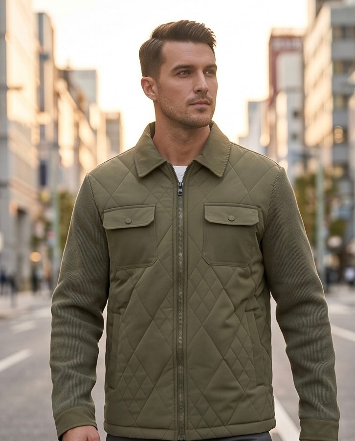 2H #88210 Khaki Casual Jacket