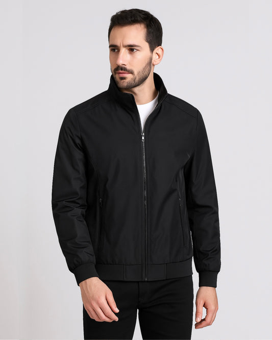 2H #8091 Black Lightweight Casual Jacket