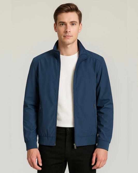 2H #8091 Navy Lightweight Casual Jacket
