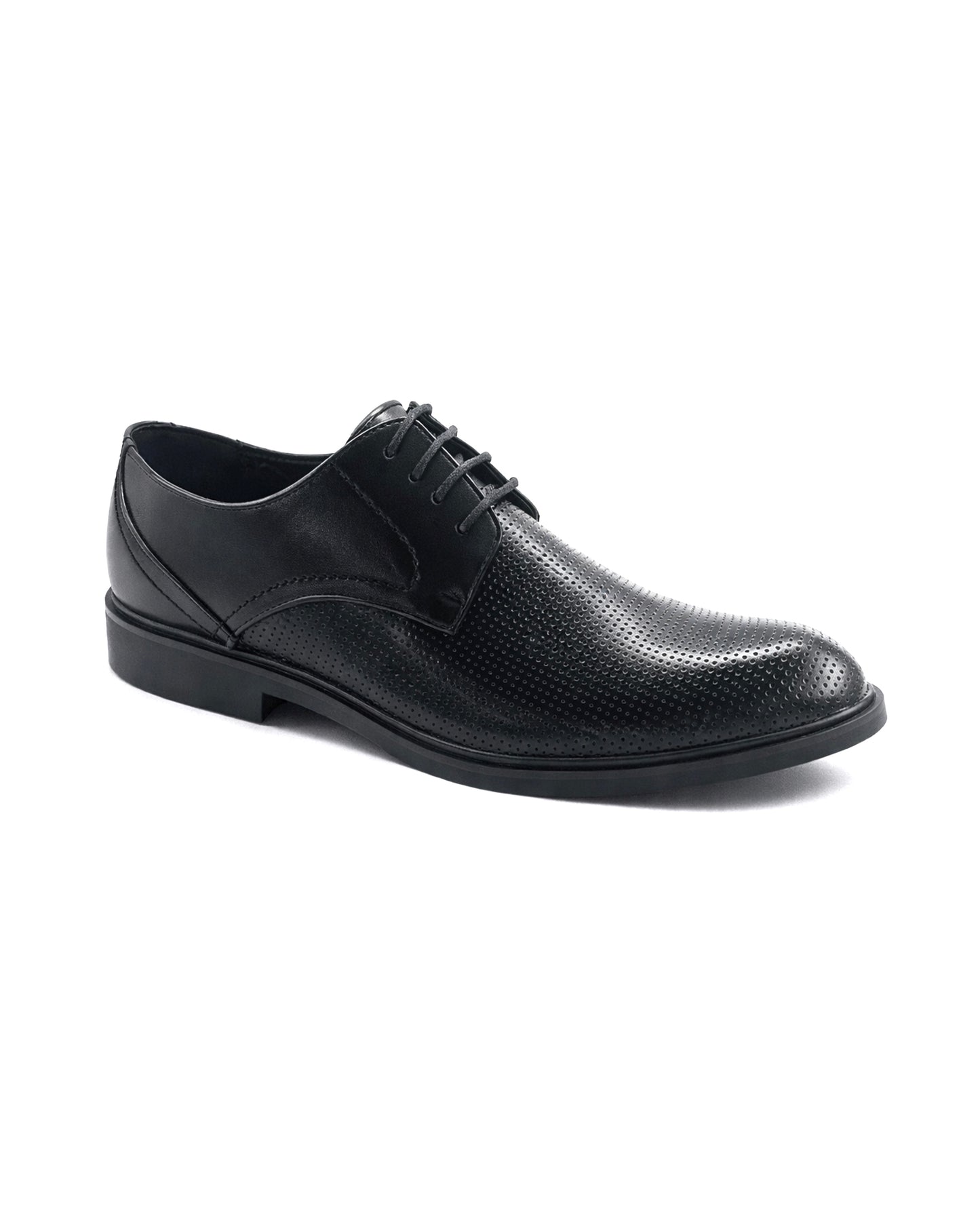 2H #JSL111-2 Black Formal Shoes