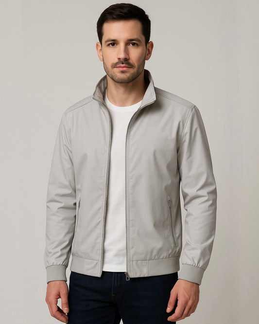 2H #8091 Light Gray Lightweight Casual Jacket