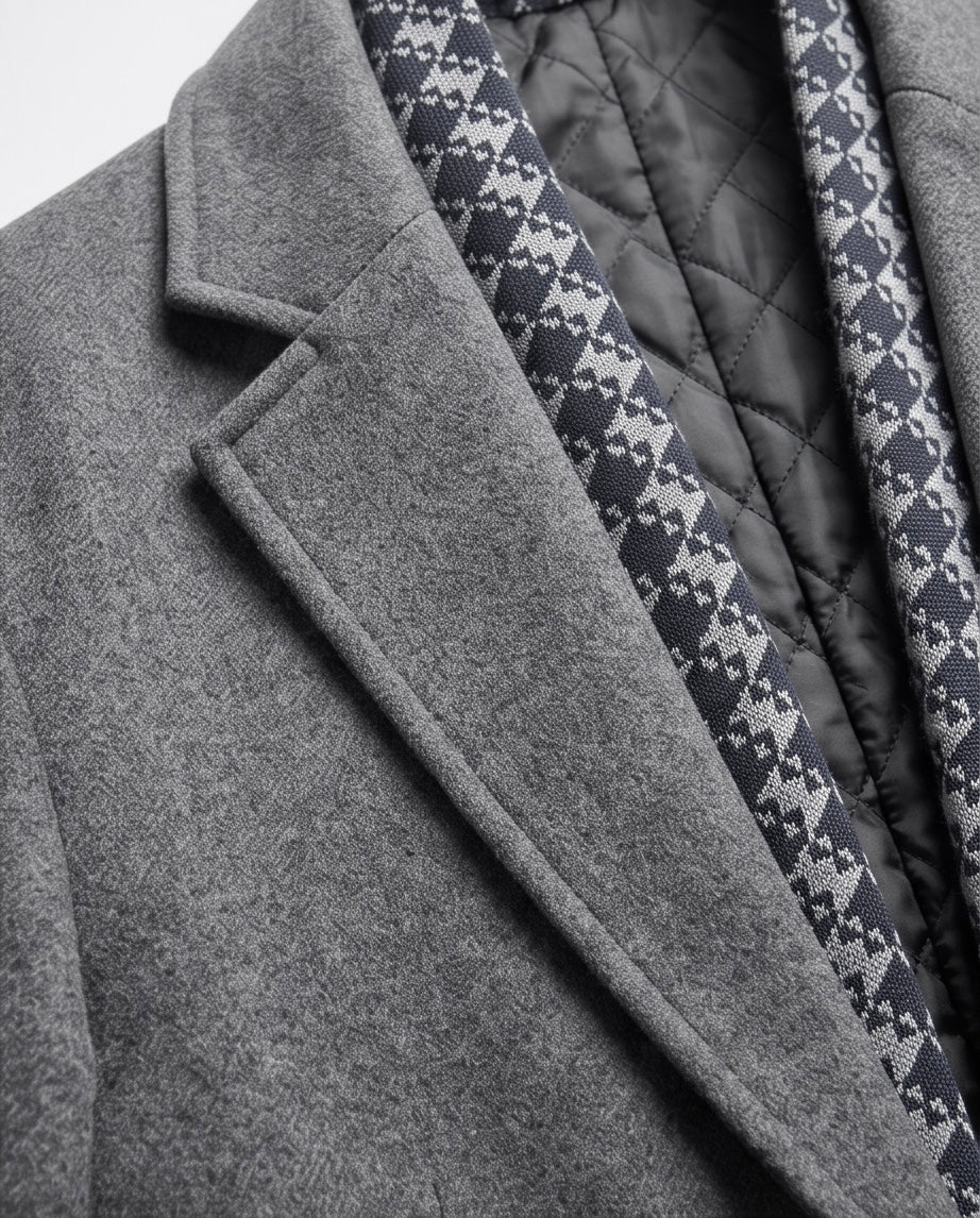 2H Gray Coat Jacket