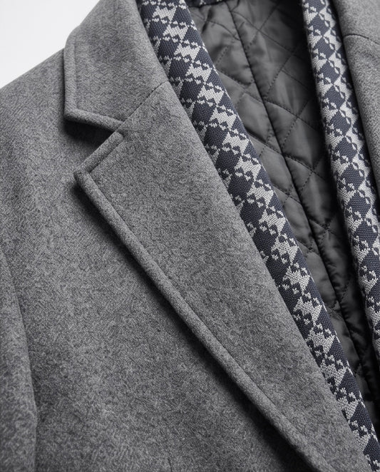 2H Gray Coat Jacket