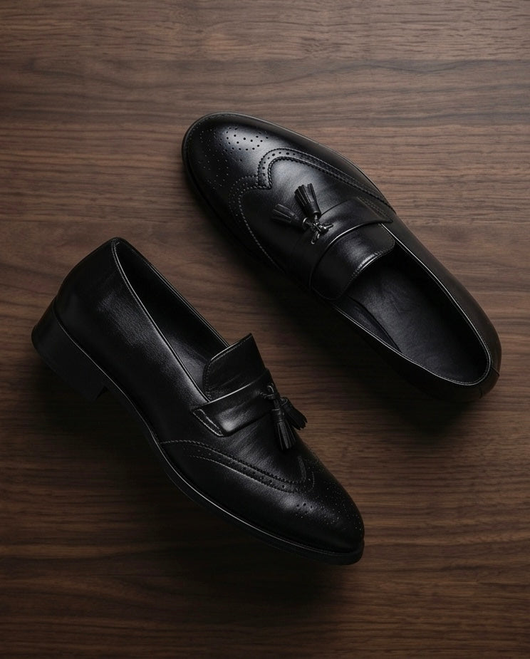 SALE! 2H #B07 Black Formal Shoes