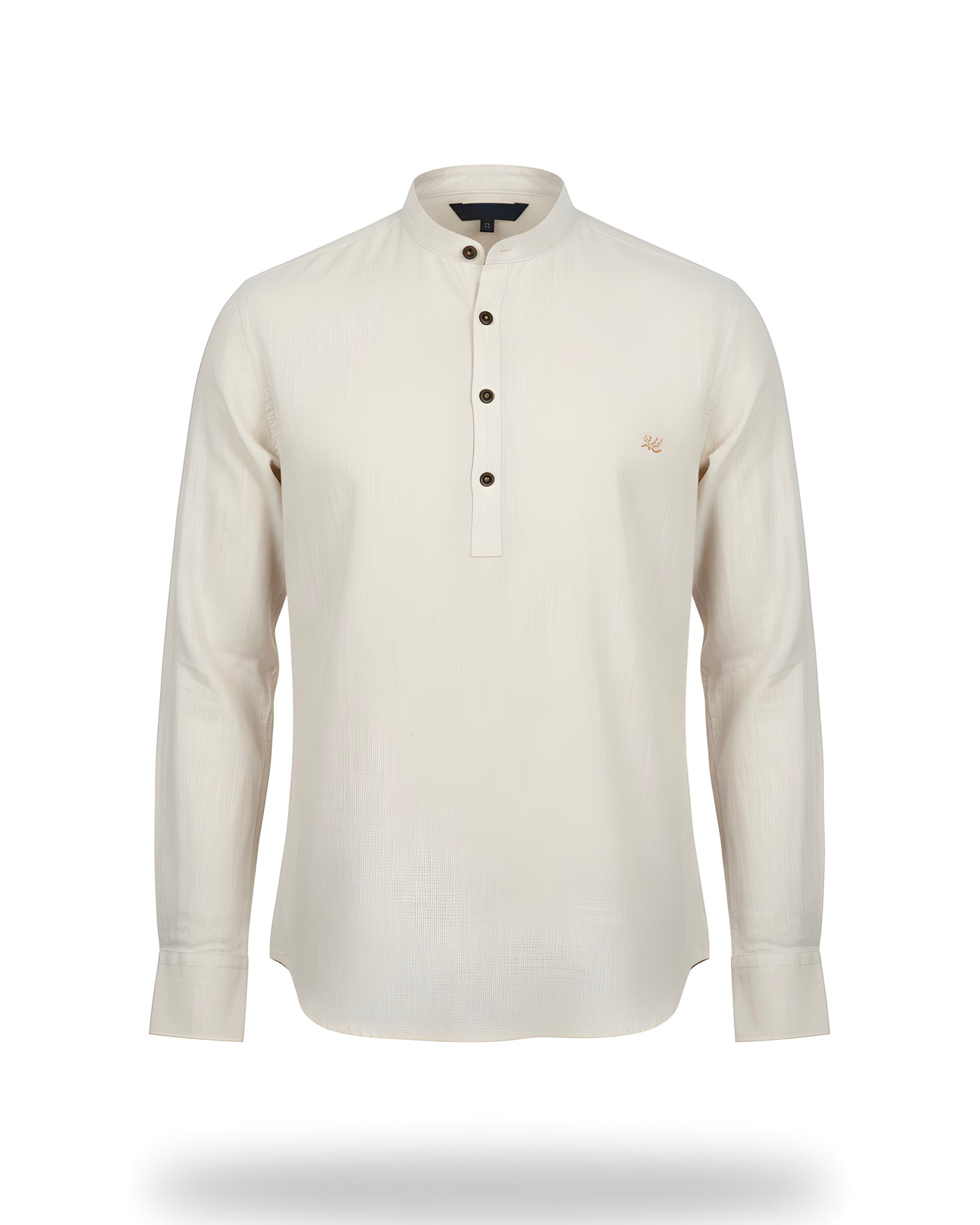 SALE! 2H Beige Linen Three-Button Shirt