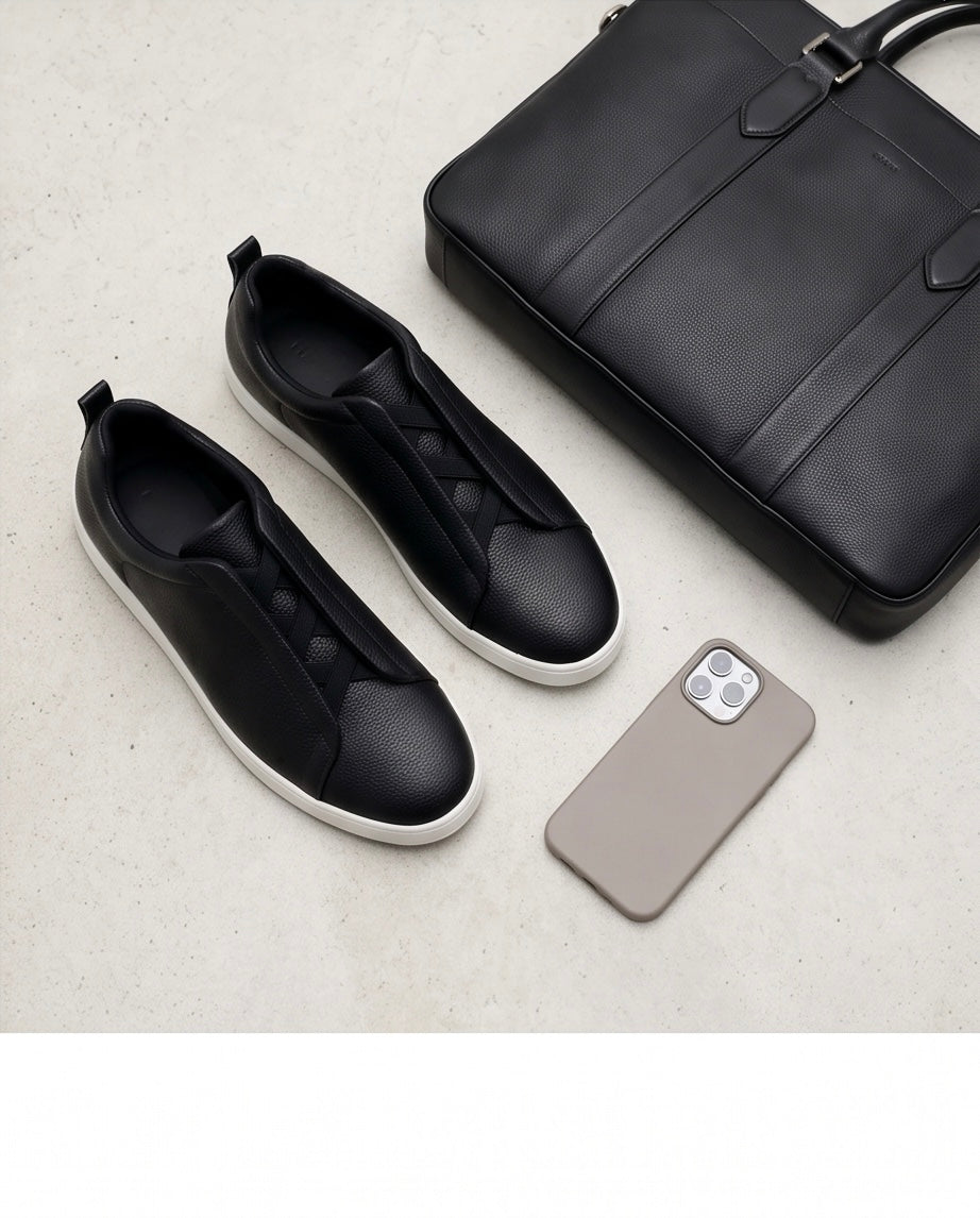 2H #1011 1008 1133 Black Casual shoes