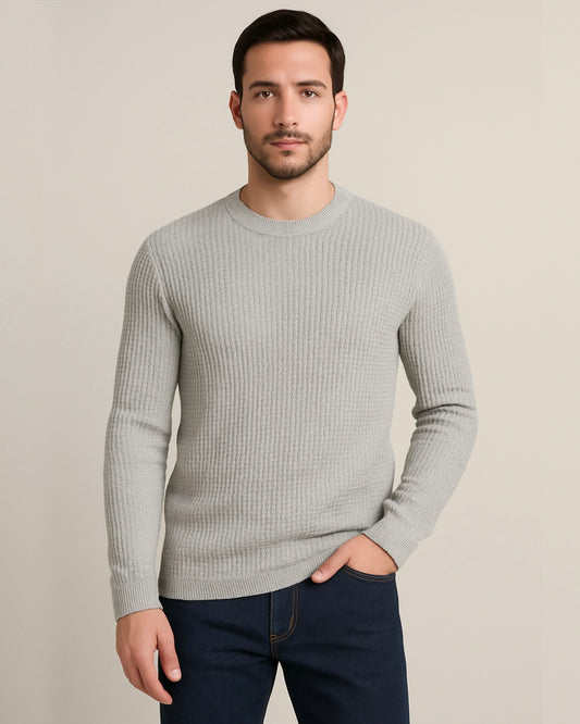 2H #463 Round Neck Knitted Sweater