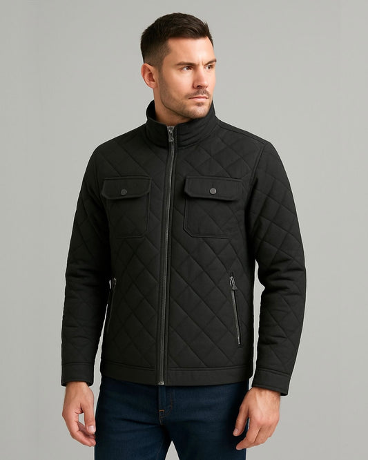 2H #88211 Black Casual Jacket