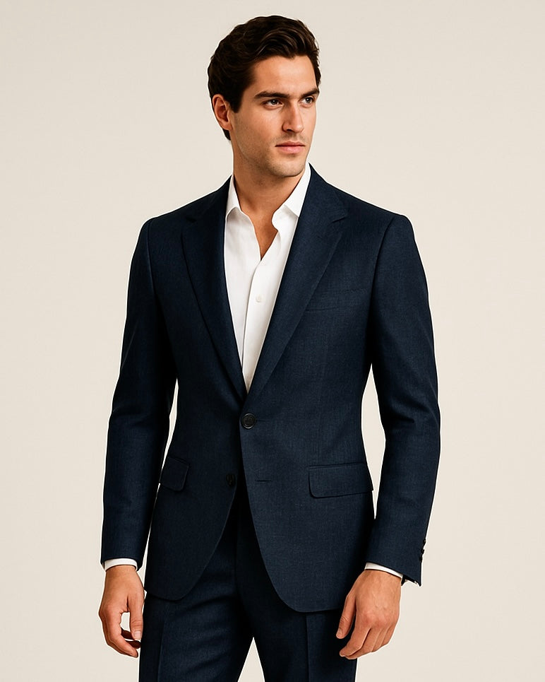 2H #1801 Navy Casual Suit