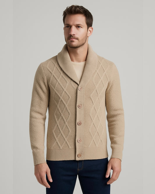 2H #302 Knitted Cardigan Sweater