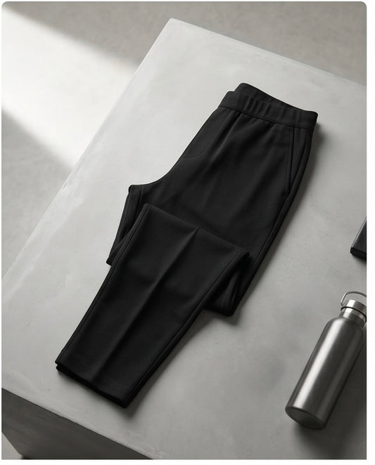 2H #0008 Black Tracksuit Pant