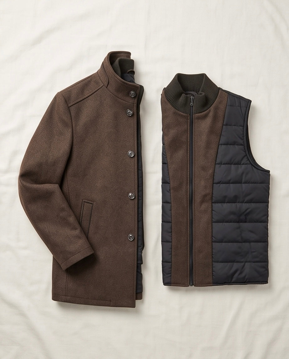 2H Brown Coat Jacket
