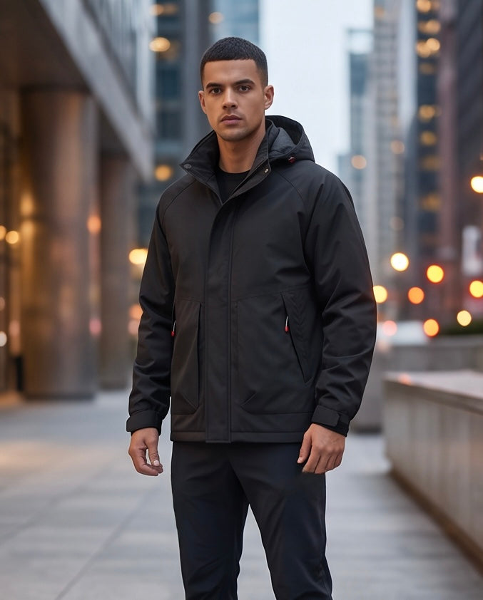 2H #88183 Black Casual Jacket