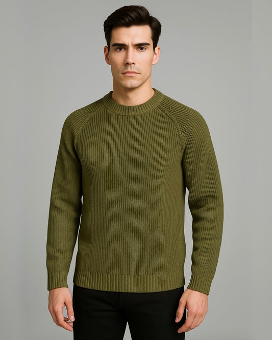 2H #464 Round Neck Knitted Sweater