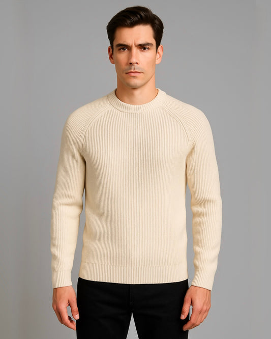 2H #464 Round Neck Knitted Sweater