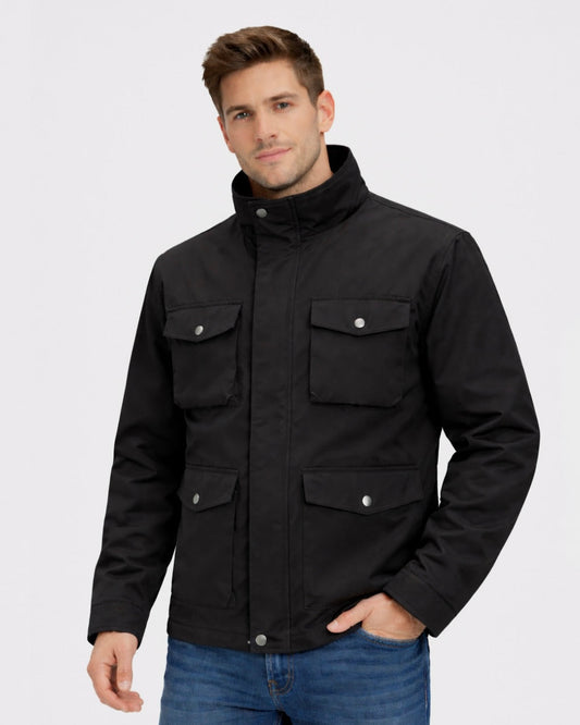 2H #88166 Black Casual Jacket