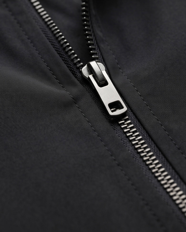 2H #8091 Black Lightweight Casual Jacket