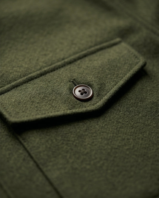 SALE! 2H #111025 Army Fleece Casual Shirt