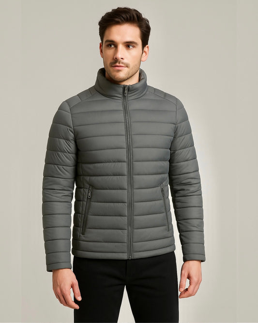 2H #22908 Gray Winter Casual Jacket