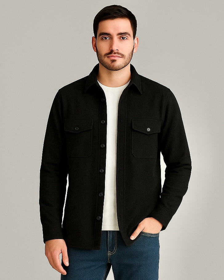 2H #111025 Fleece Casual Shirt